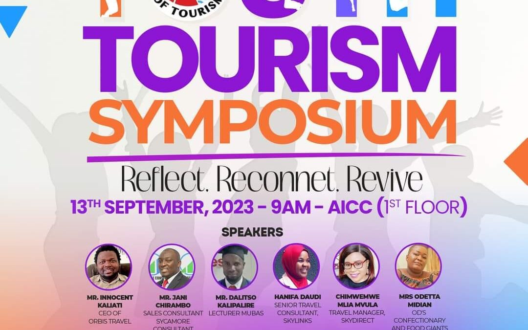 A poster for the youth tourism symposium